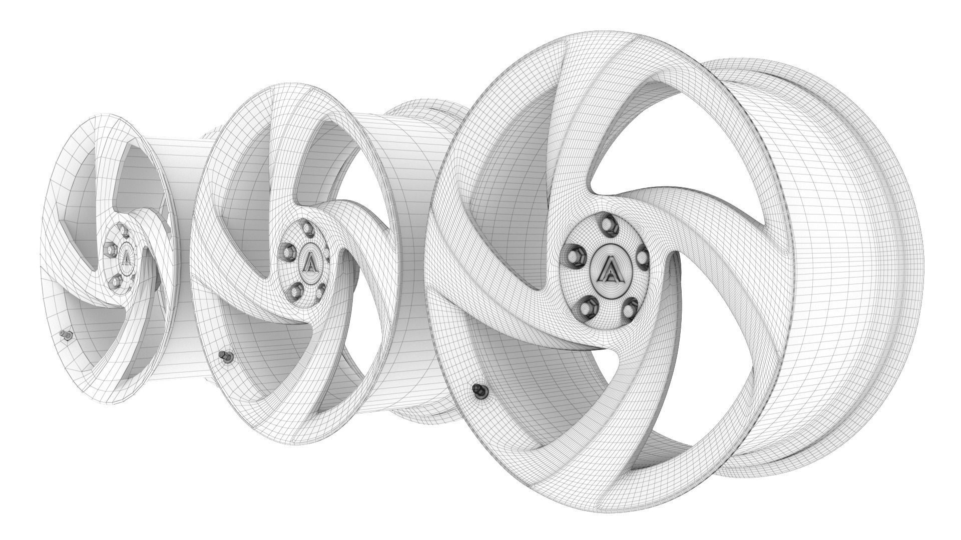 Wheel Rim12 3D model_13