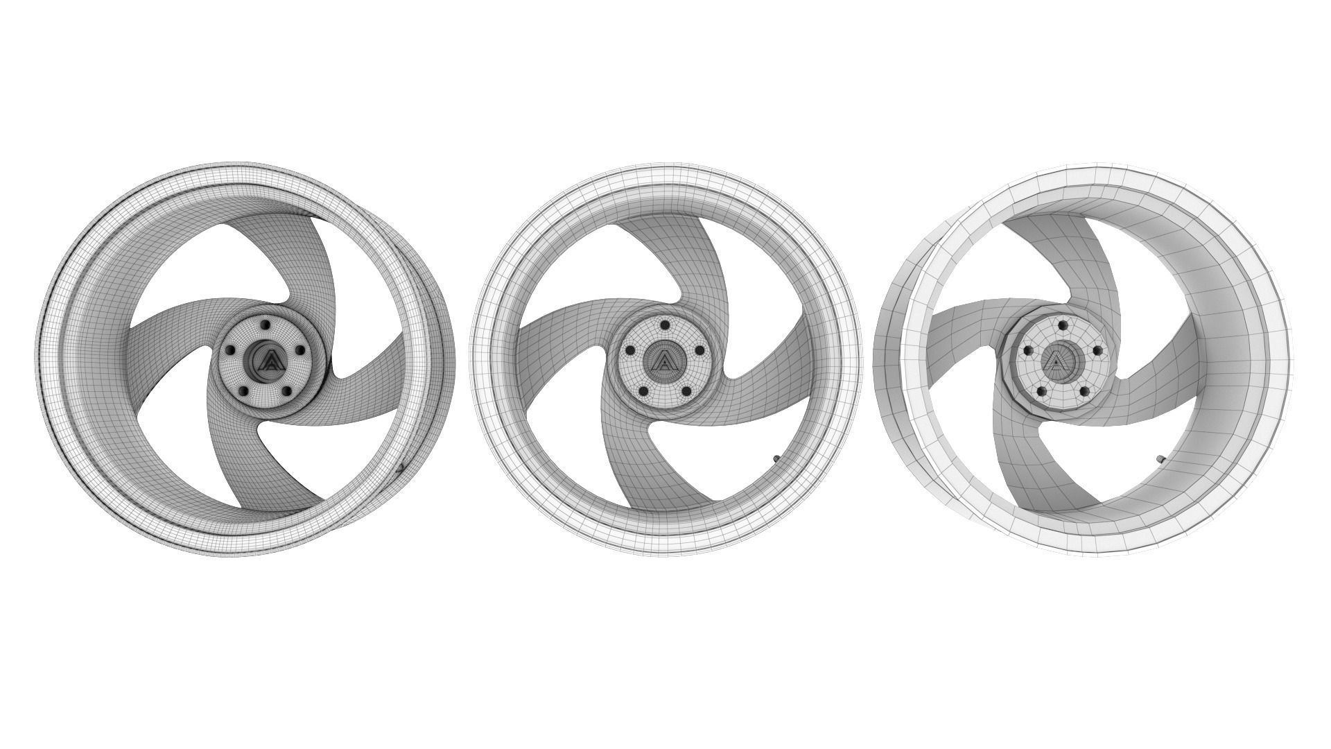 Wheel Rim12 3D model_14