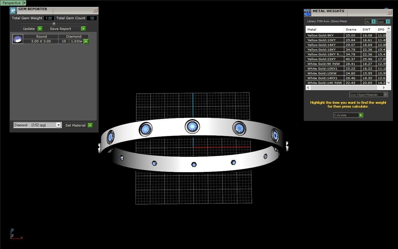 Love bracelet 175 mm size 3D print model_5