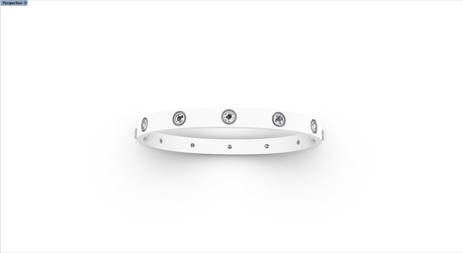 Love bracelet 175 mm size 3D print model_13