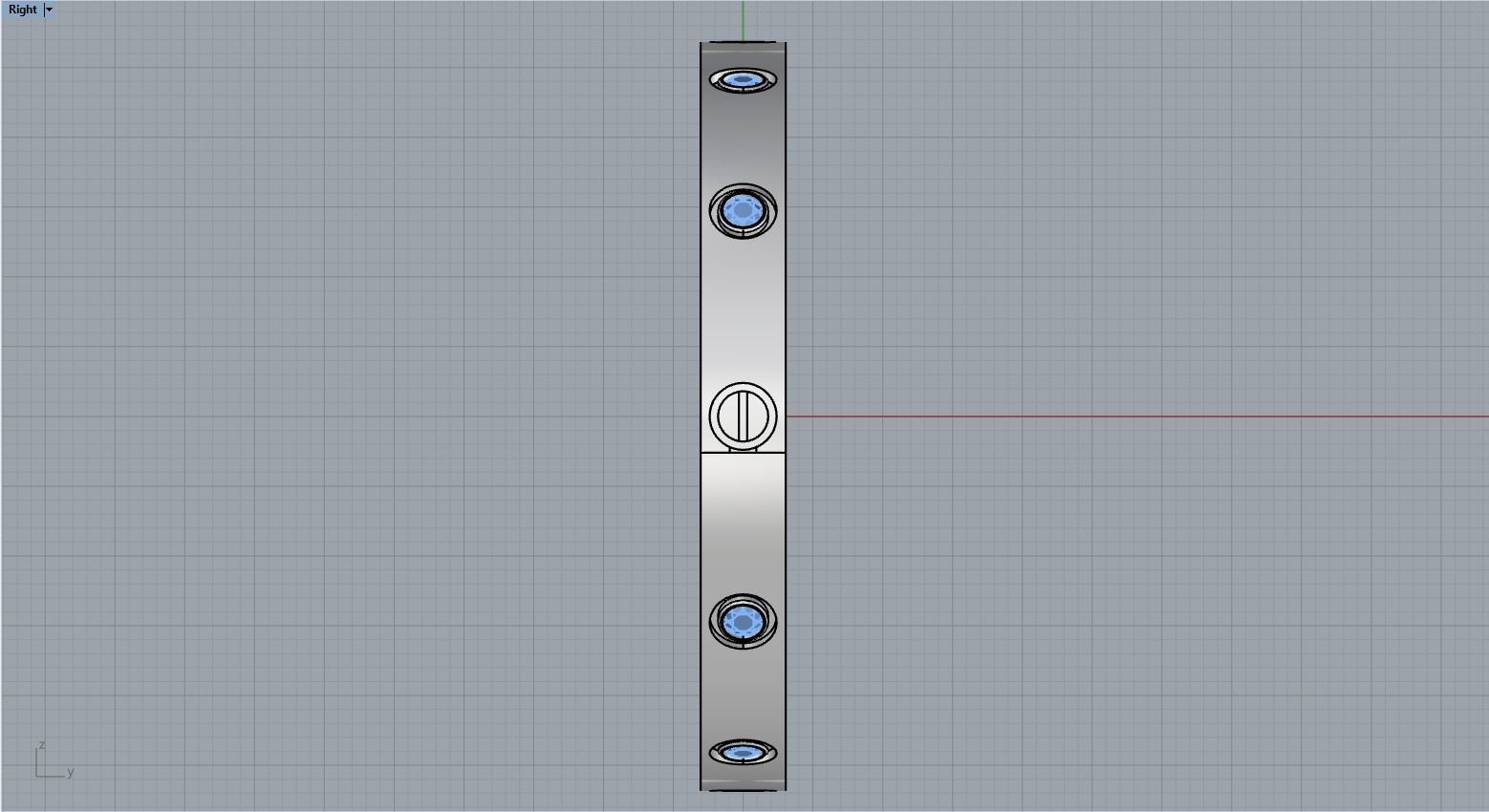 Love bracelet 175 mm size 3D print model_11