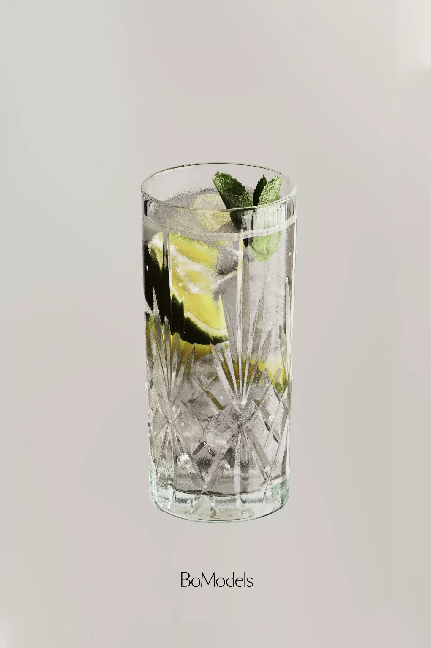 Cocktail Gin Mule 3D model_0