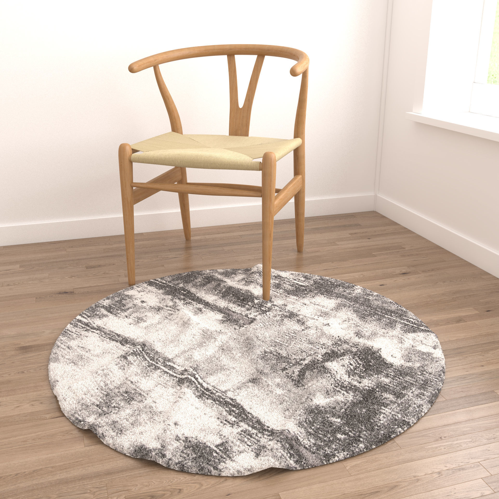 Rugs No 582 Low-poly 3D model_3