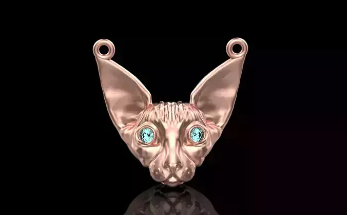 Sphynx Cat pendant