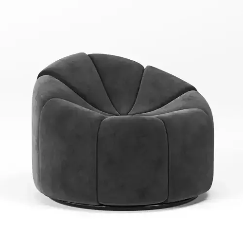 Alpha swivel chair velvet