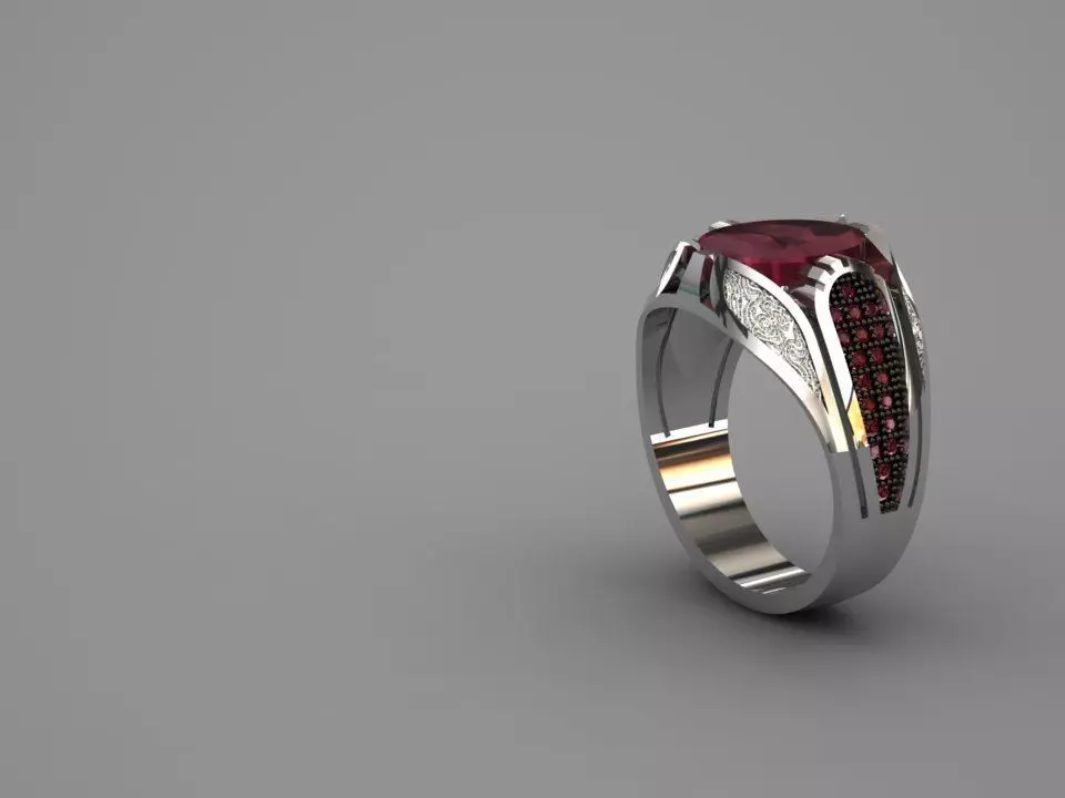 NEO MAN RING MODEL9 3D print model_0