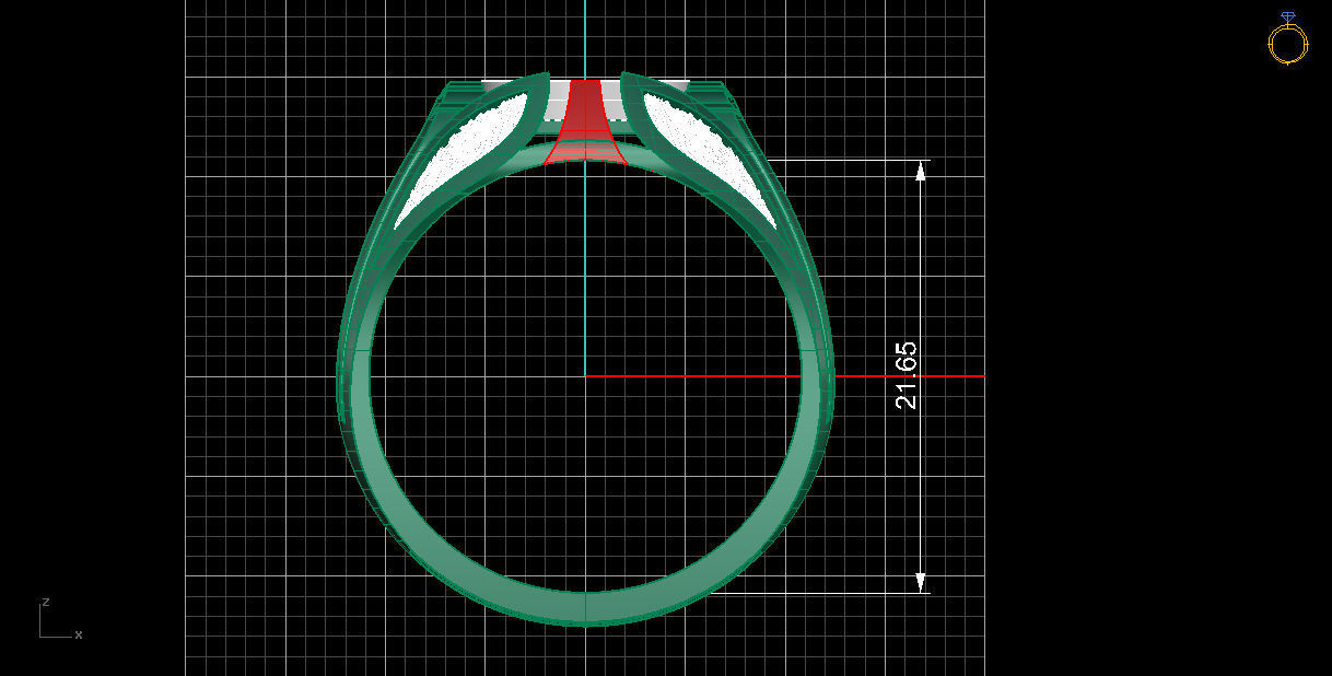 NEO MAN RING MODEL9 3D print model_2