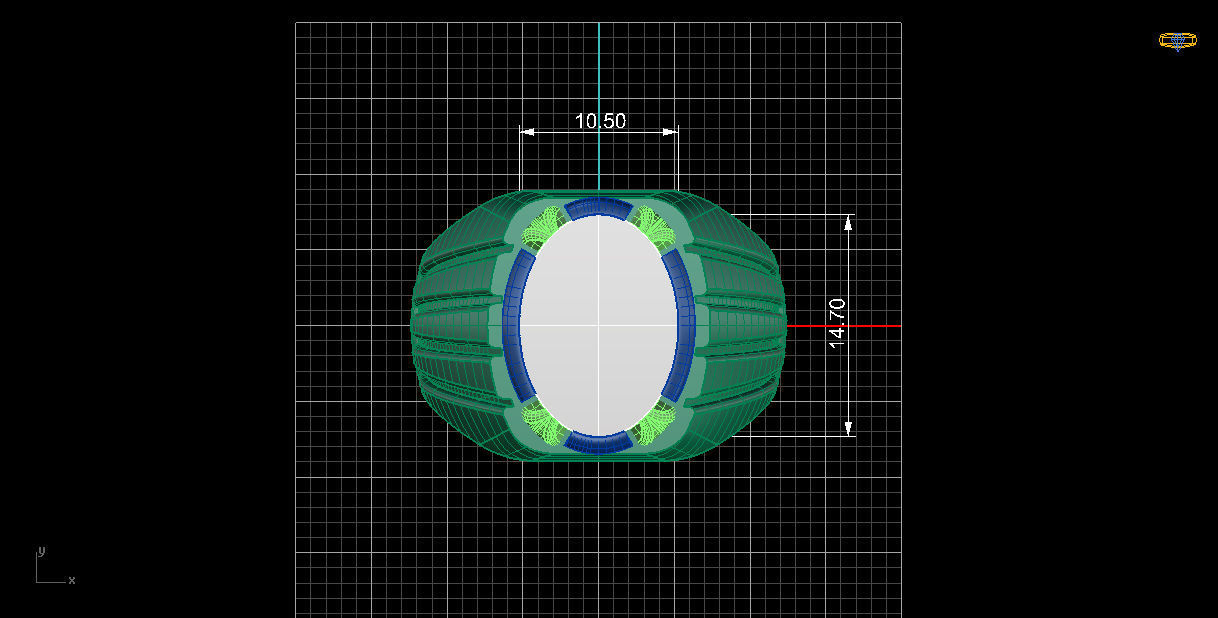 NEO MAN RING MODEL8 3D print model_3