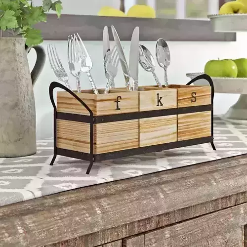 Fork Knife Spoon Flatware Caddy 3D model
