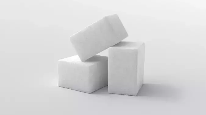 Sugar Cube Low-poly 3D model