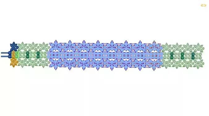 bracelet made of and beads