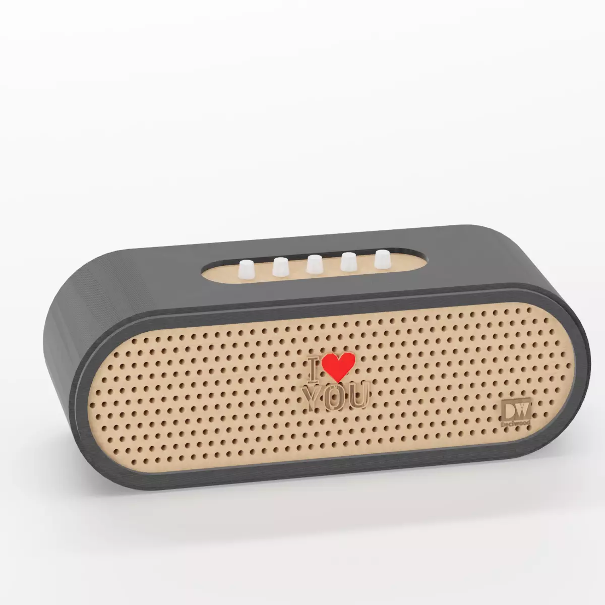 Speaker portable bluetooth Free 3D model