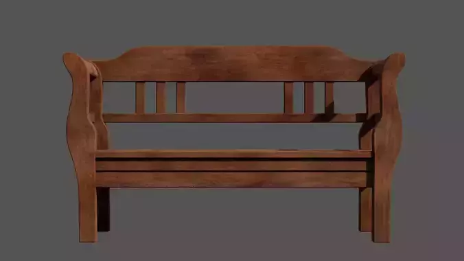 Wooden Garden Bench