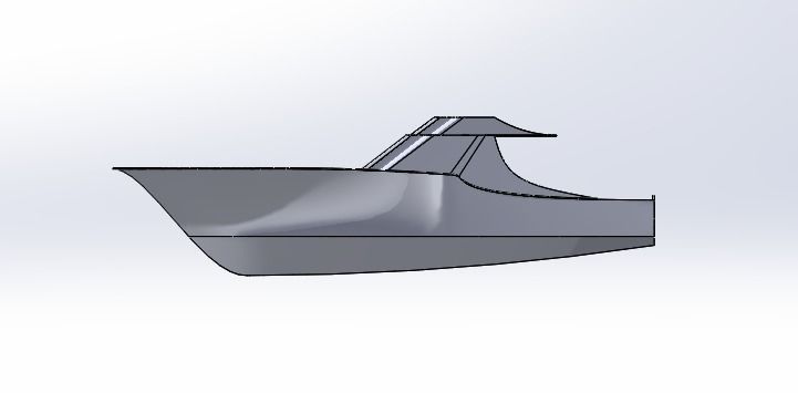 Sportsmen Boat 3D print model_9