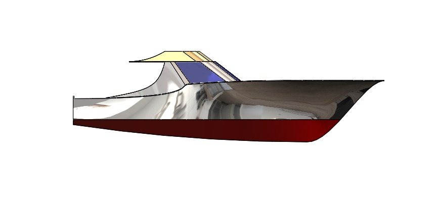 Sportsmen Boat 3D print model_2