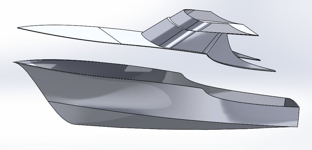 Sportsmen Boat 3D print model_14