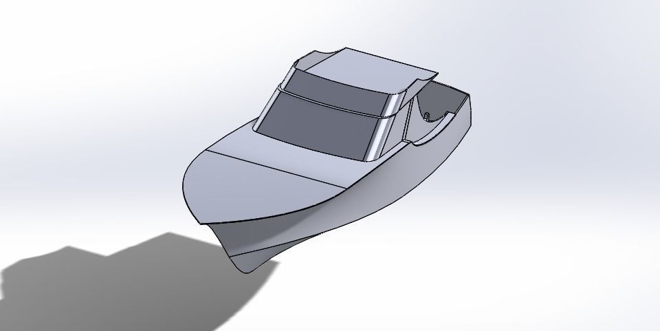 Sportsmen Boat 3D print model_12