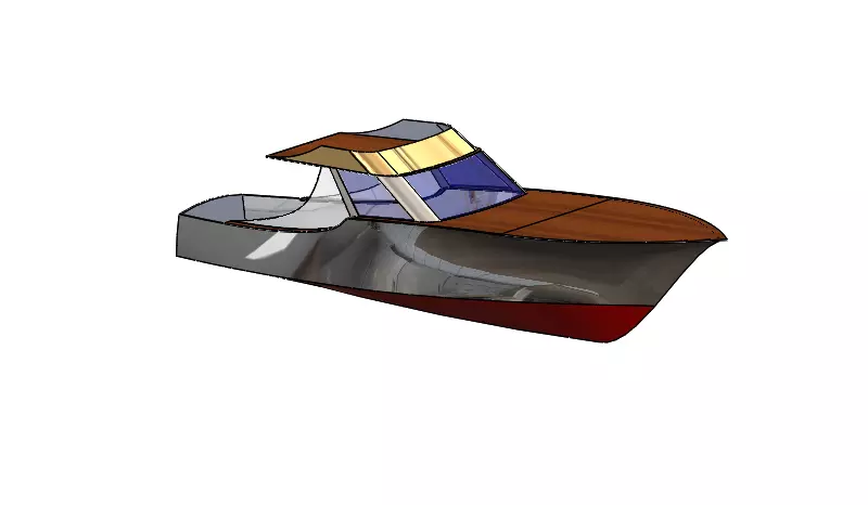 Sportsmen Boat 3D print model_0