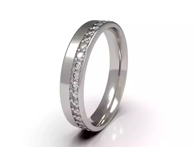 Womens wedding ring with diamond