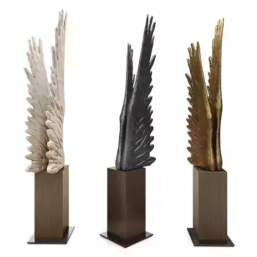 Nike wings sculpture variation