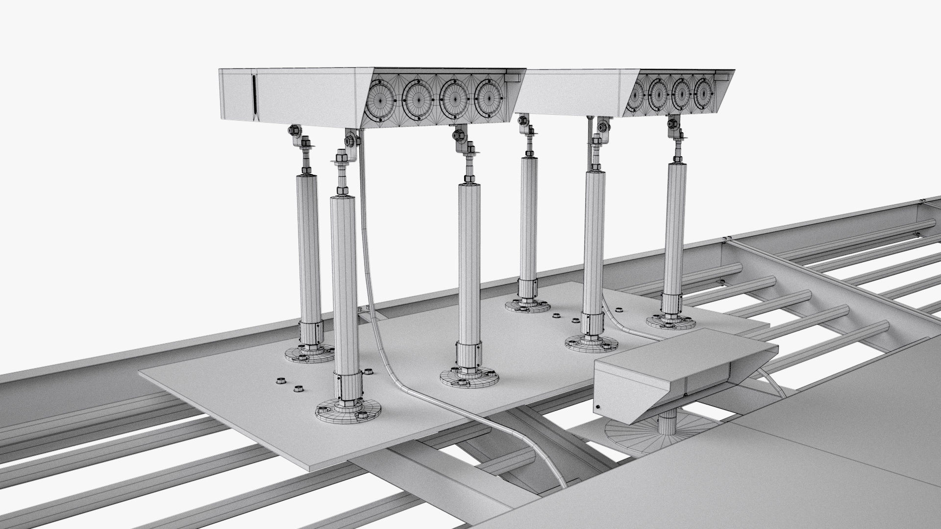 Dual Heliport 3D model_19