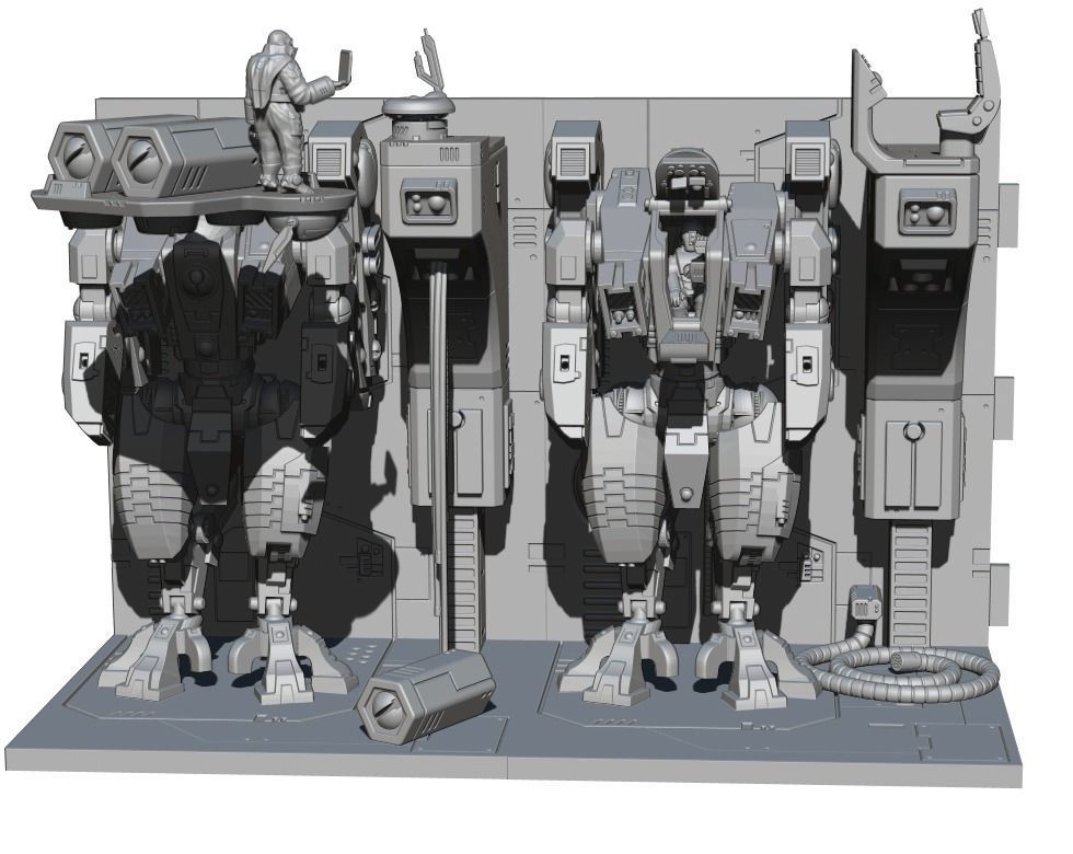 The Maintenance Bay Project Season I - Big Suits Bridge 3D print model_2