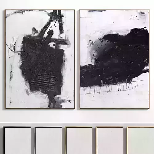 Plaster Two Photo Frame 55