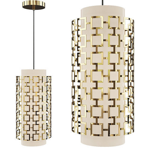 Parker Pendant Light Low-poly 3D model
