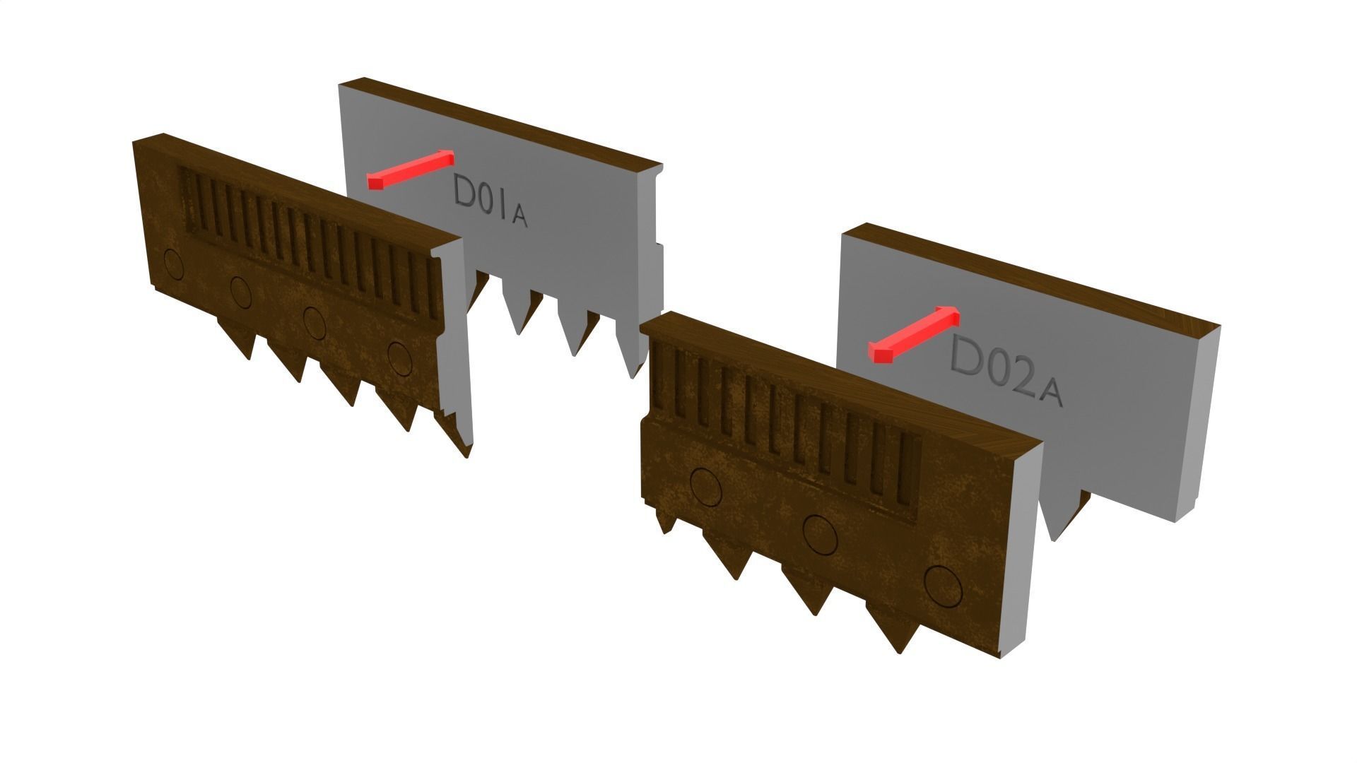 Jabbas Throne Room - Set 9 - Rancor Cave 1-18 scale Kenner 3D print model_47