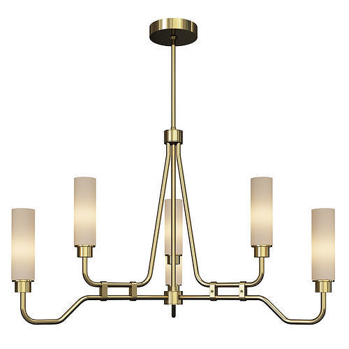WINFIELD 6 LIGHT LARGE CHANDELIER Low-poly 3D model