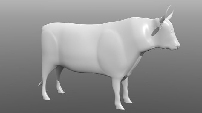 Cow model 3D model