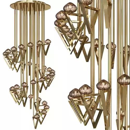 TRIANGLES CHANDELIER