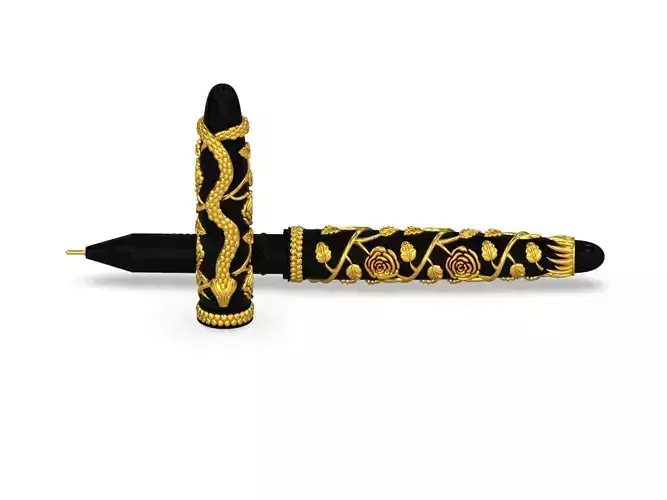 Forest Life Luxurious Pen 3D print model