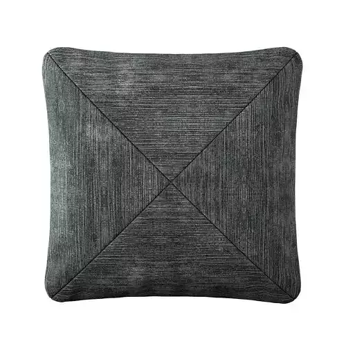 Lo Decor Cross Teal Velluto A Coste Pillow