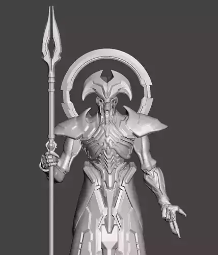 MAYKR ANGEL CIVILIAN - DOOM ETERNAL   HIGH POLY STL