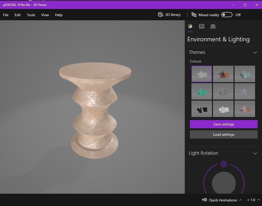 Pedestal 19 3D print model_20