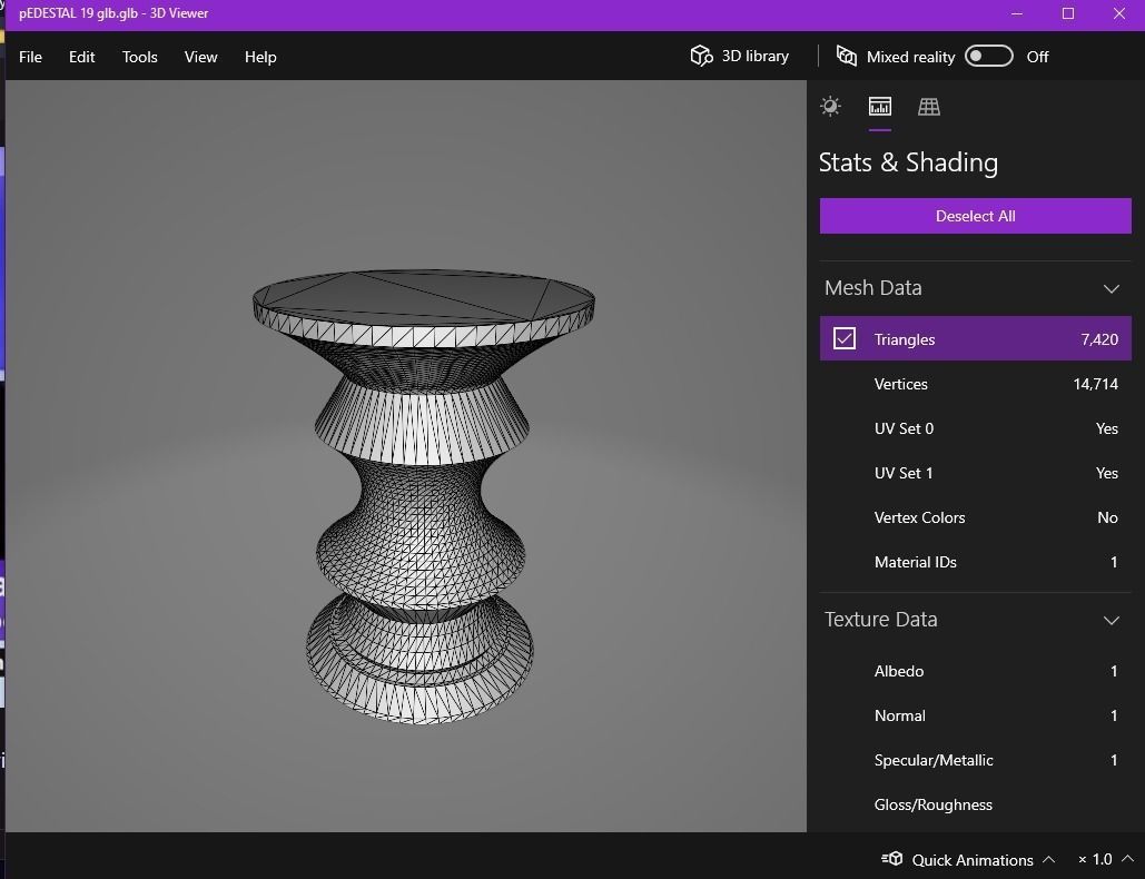 Pedestal 19 3D print model_18