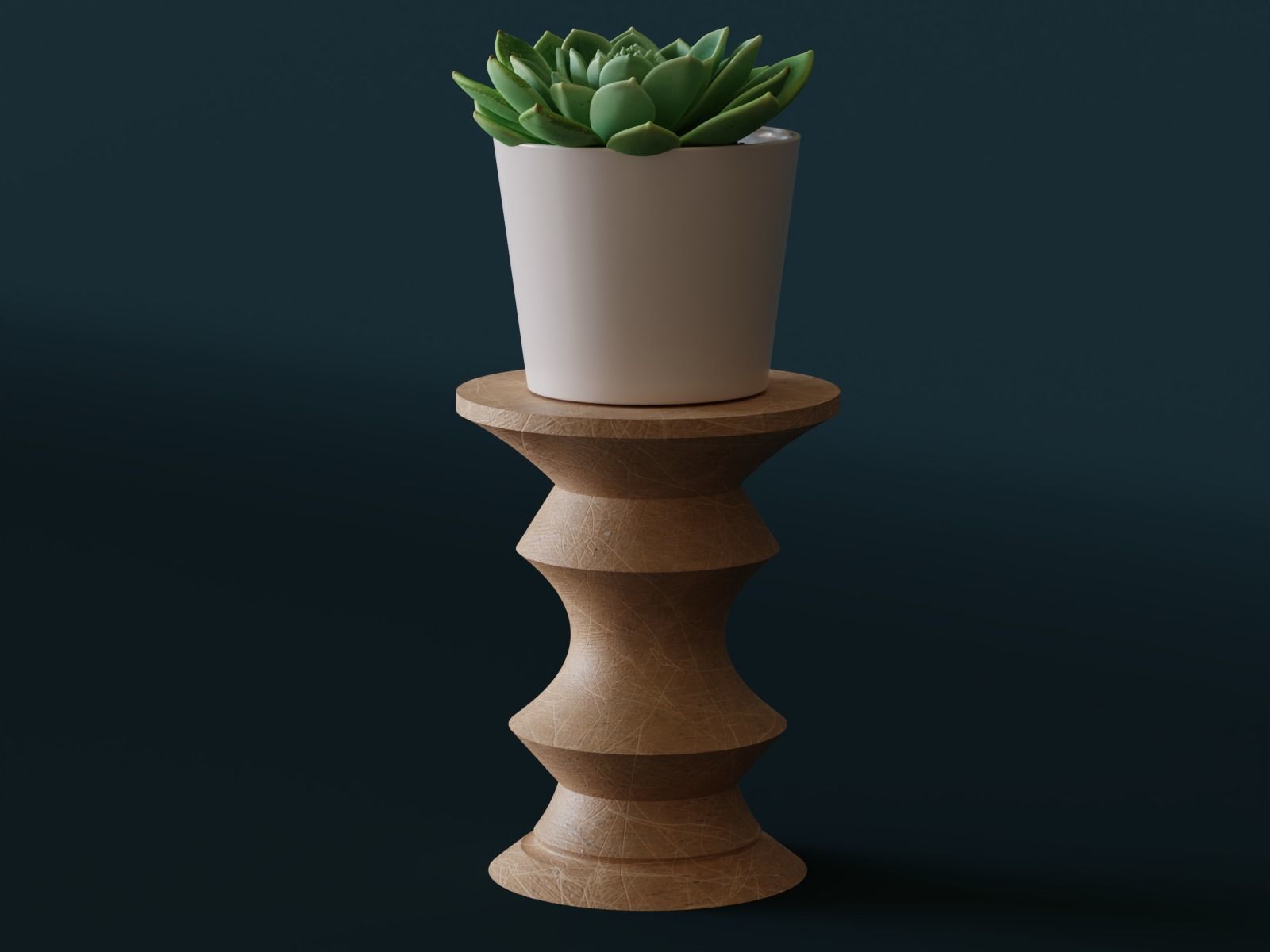 Pedestal 19 3D print model_7