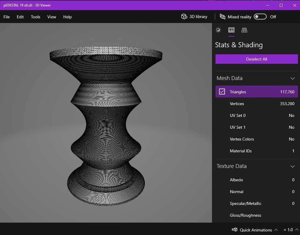 Pedestal 19 3D print model_16