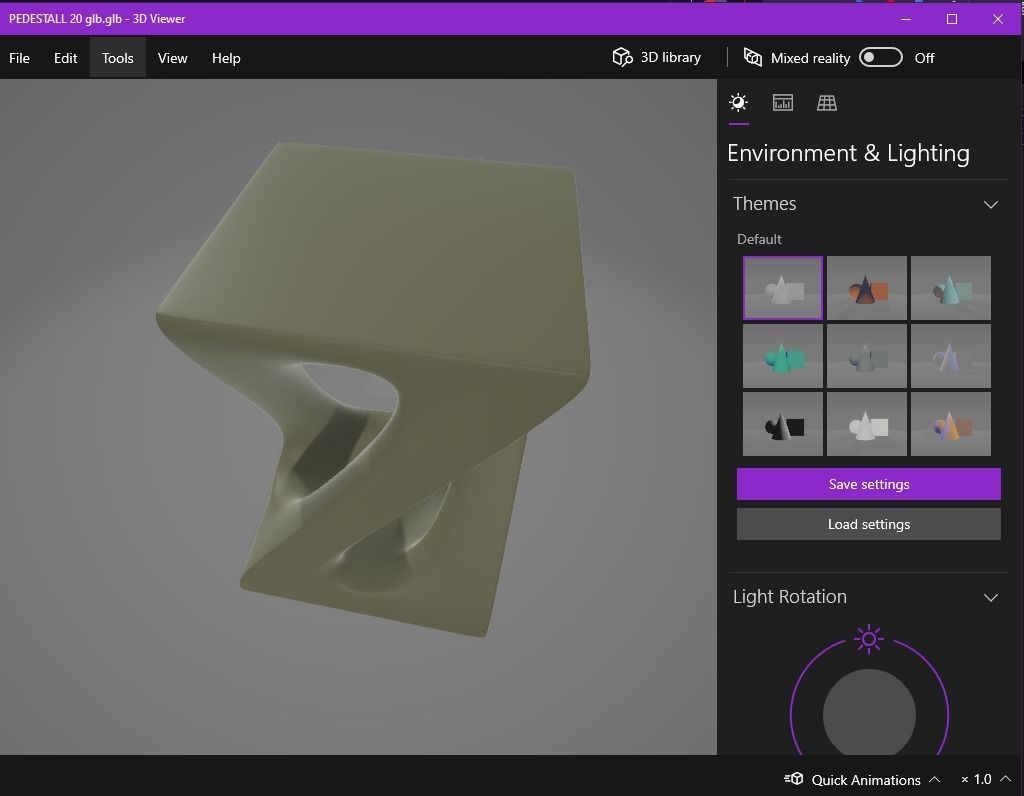 Pedestal 20 3D print model_14