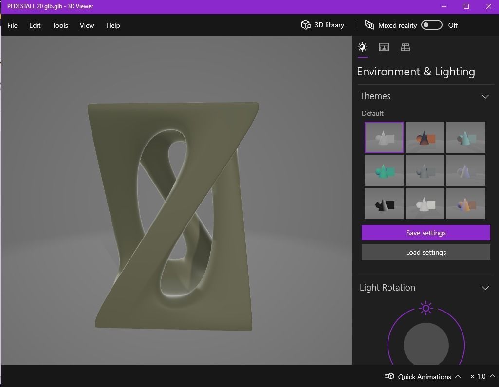Pedestal 20 3D print model_13