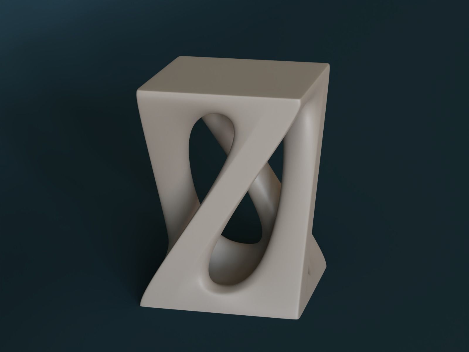 Pedestal 20 3D print model_3