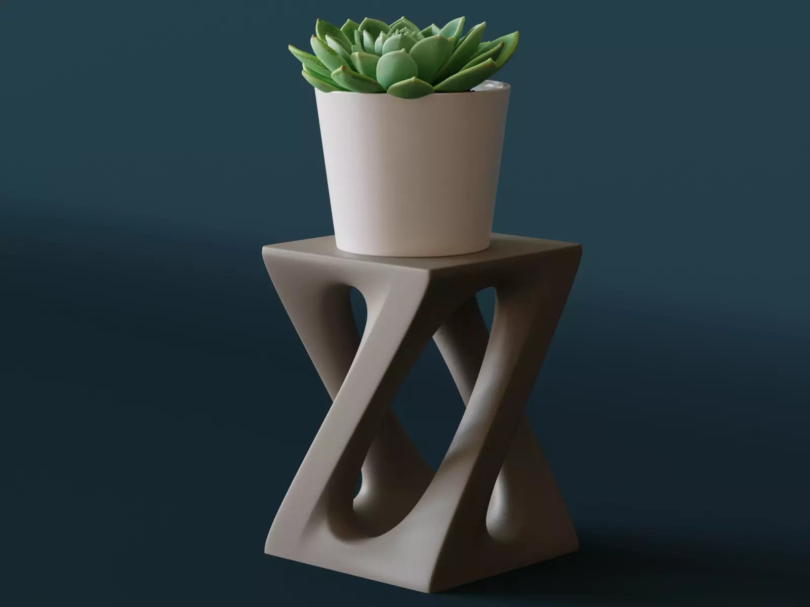 Pedestal 20 3D print model_0