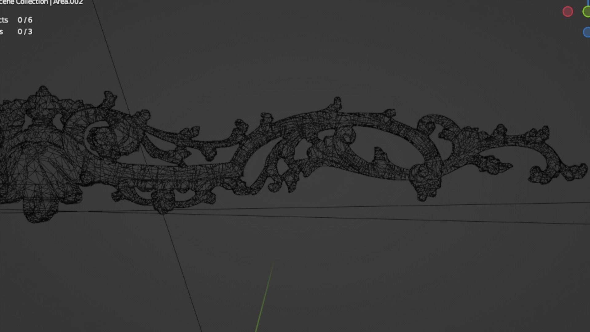 Classic decor ornament 99 3D model_7