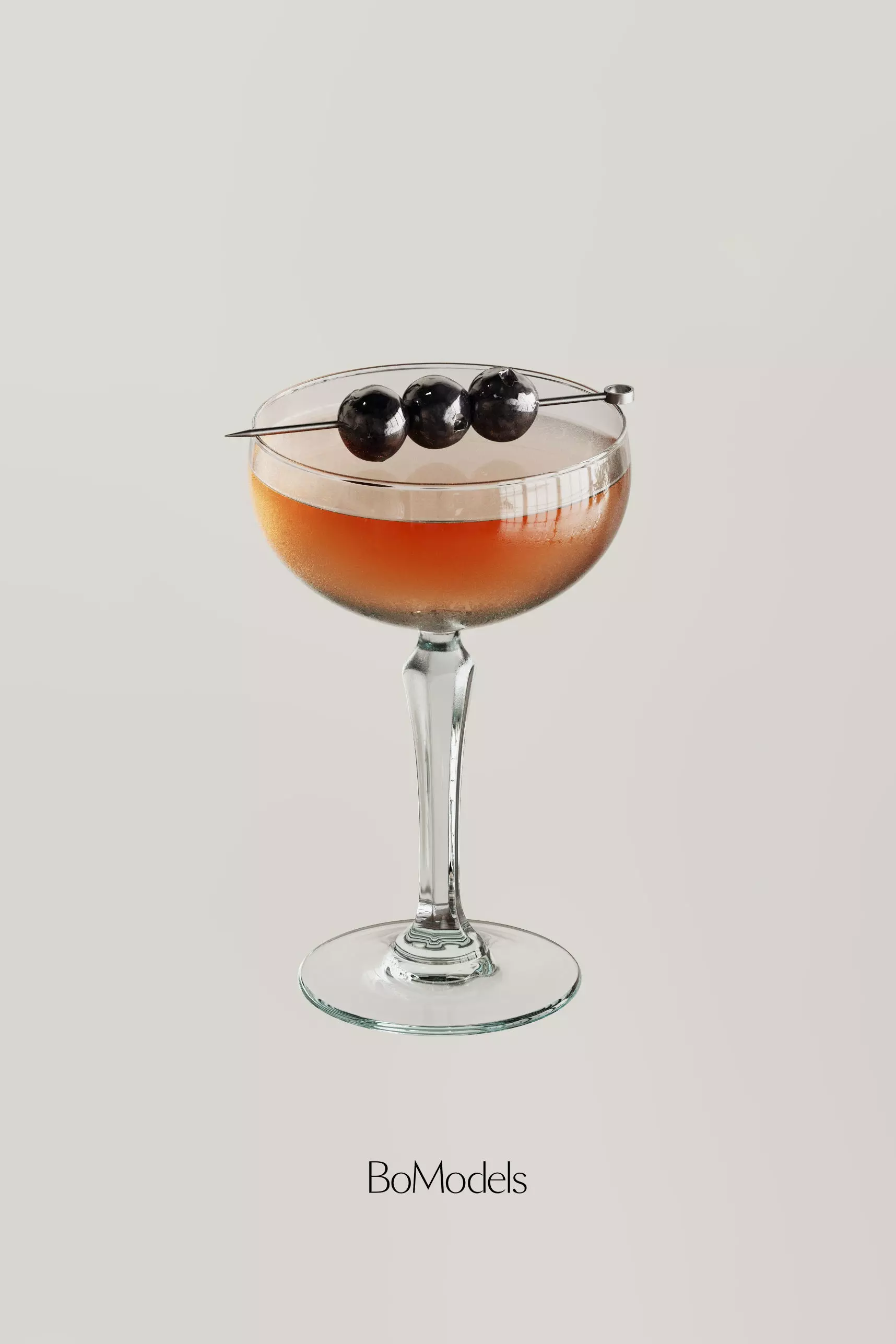 Cocktail Rob Roy 3D model
