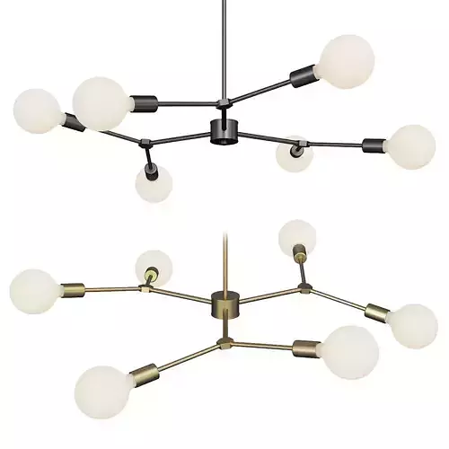 SALEM BARE BULB CHANDELIER