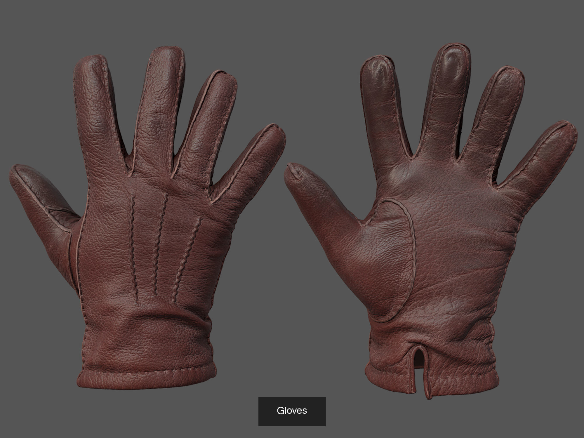 Gloves Pack Volume 01 3D Model Collection_4