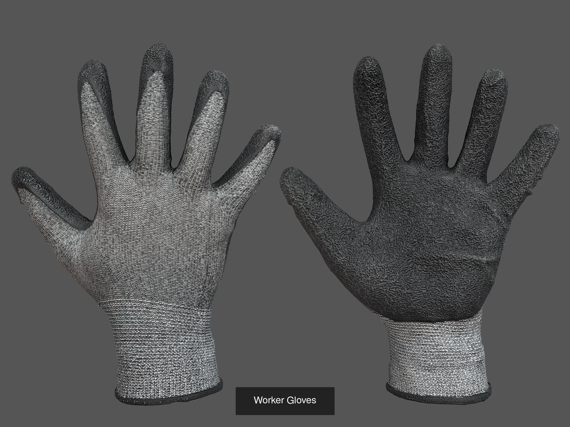 Gloves Pack Volume 01 3D Model Collection_8