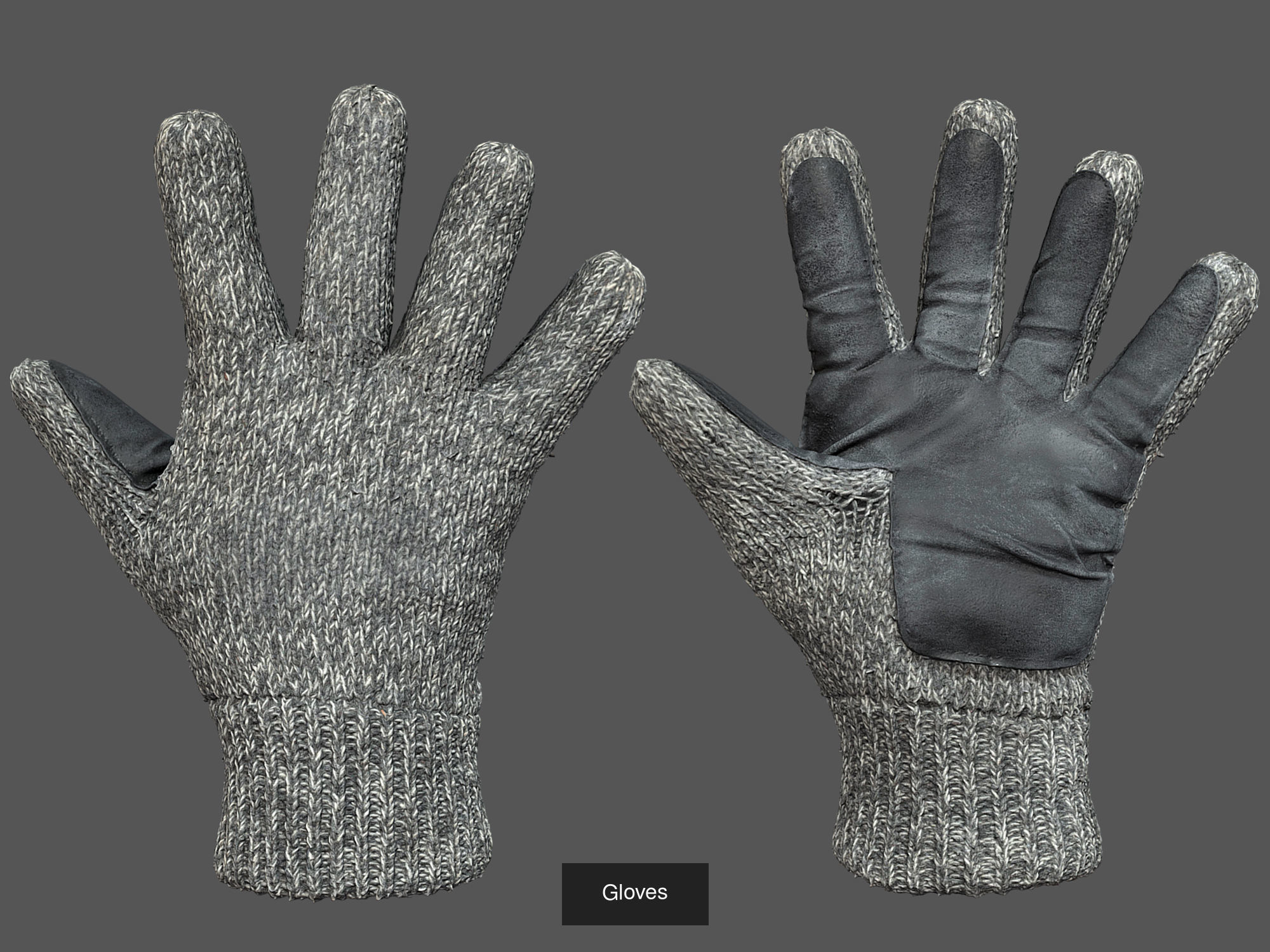 Gloves Pack Volume 01 3D Model Collection_5