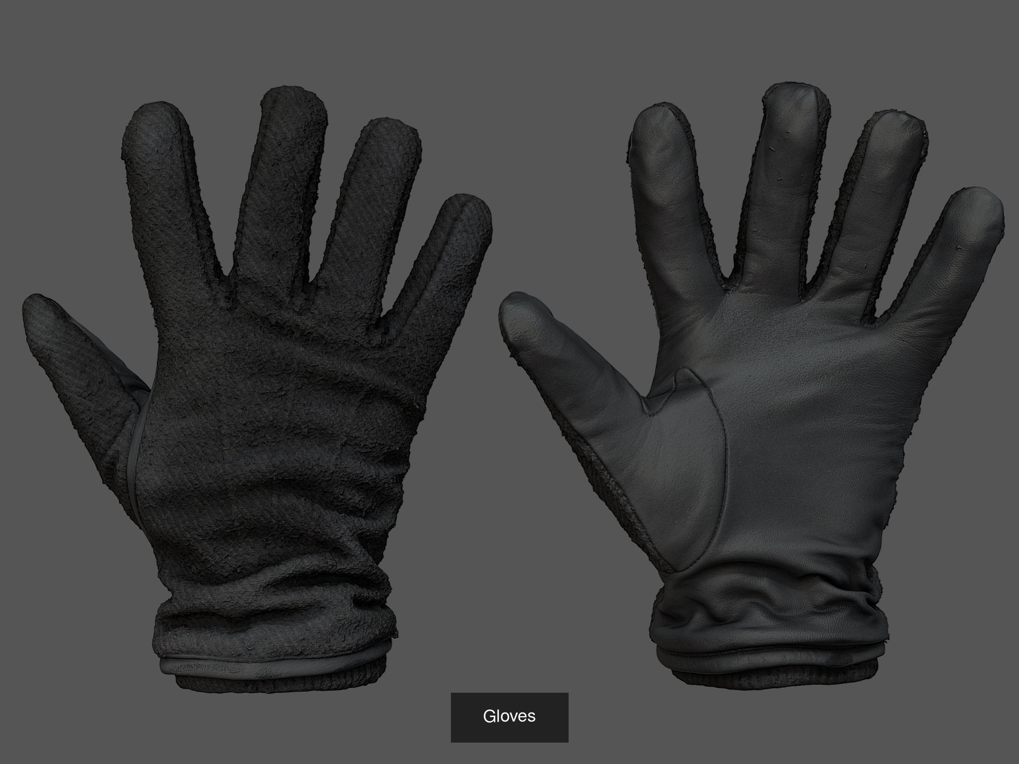 Gloves Pack Volume 01 3D Model Collection_6